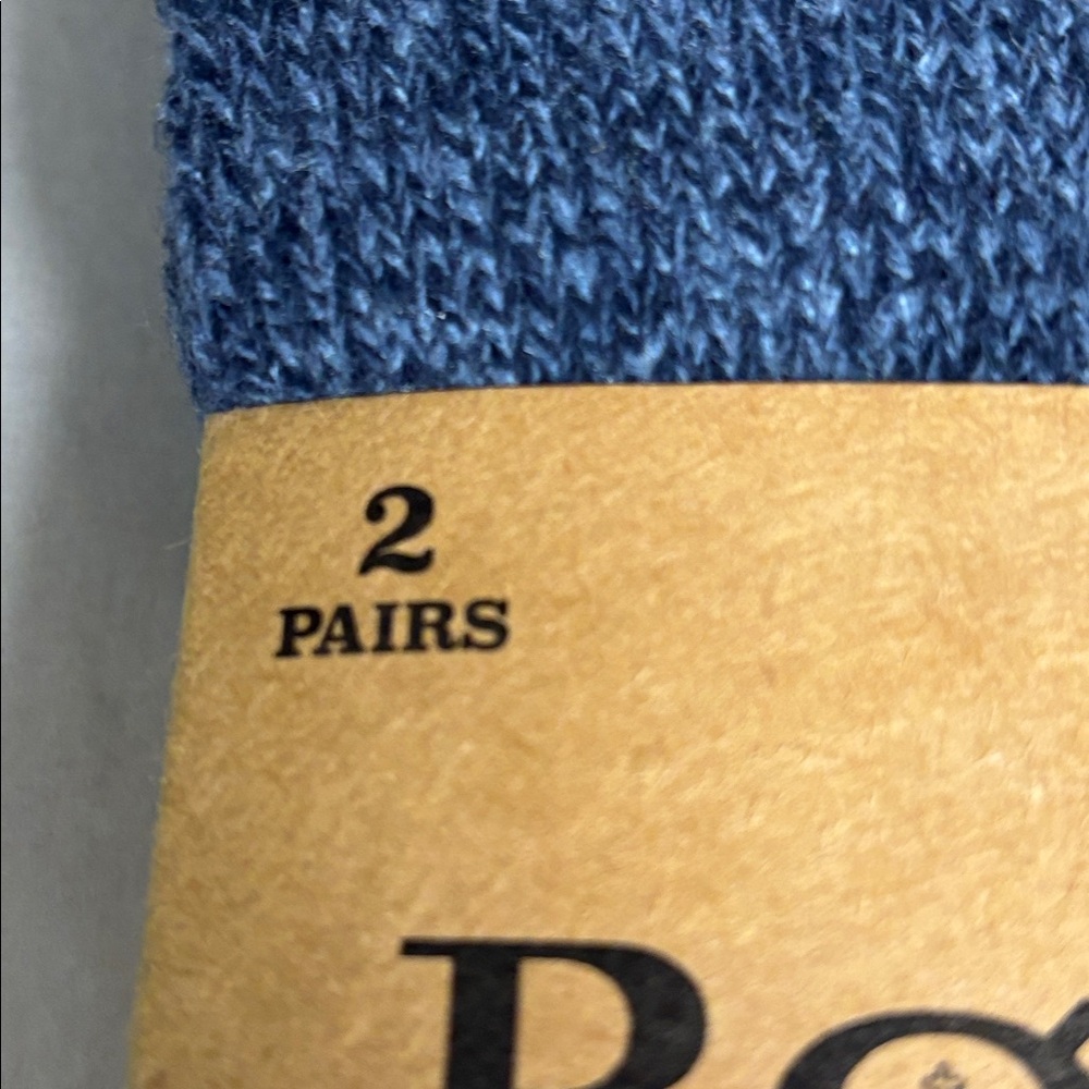 New Born Socks 2 Pair Men’s Blue Super Soft Boot Socks Casual Activewear Classic - Picture 8 of 13